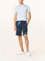TOMMY HILFIGER Shorts HARLEM Relaxed Tapered Fit, Color: DARK BLUE/ TURQUOISE/ TEAL (Image 1)