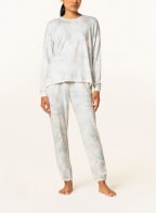 P.J.Salvage Lounge-Shirt, Farbe: WEISS/ HELLGRÜN/ HELLORANGE (Bild 1)