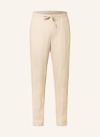 J.LINDEBERG Trousers extra slim fit with linen, Color: BEIGE (Image 1)