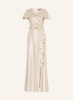 LAUREN RALPH LAUREN Abendkleid FARRYSH mit Glitzergarn, Farbe: BEIGE (Bild 1)