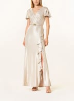 LAUREN RALPH LAUREN Abendkleid FARRYSH mit Glitzergarn, Farbe: BEIGE (Bild 1)