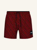 HUGO Badeshorts JAGO , Farbe: SCHWARZ/ ROT (Bild 1)