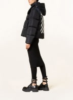 Off-White Daunenjacke mit abnehmbarer Kapuze, Farbe: SCHWARZ (Bild 1)