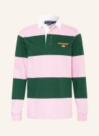POLO RALPH LAUREN Rugbyshirt, Farbe: PINK/ GRÜN (Bild 1)