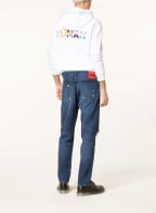 HUGO Destroyed Jeans Tapered Fit, Farbe: 410 NAVY (Bild 1)