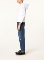 HUGO Destroyed Jeans Tapered Fit, Farbe: 410 NAVY (Bild 1)