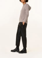 darling harbour Knit hoodie with cashmere, Color: BEIGE (Image 1)
