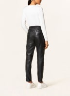 LIU JO Longsleeve mit Schmucksteinen, Farbe: WEISS/ SCHWARZ/ BEIGE (Bild 1)
