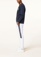 BOSS Track Pants HICON mit Galonstreifen, Farbe: WEISS (Bild 1)