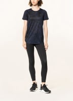 adidas Laufshirt FAST, Farbe: DUNKELBLAU/ SCHWARZ (Bild 1)