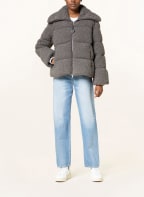 MONCLER Daunenjacke BARBOT mit Glitzergarn , Farbe: DUNKELGRAU (Bild 1)
