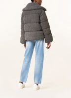 MONCLER Daunenjacke BARBOT mit Glitzergarn , Farbe: DUNKELGRAU (Bild 1)