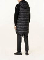 MONCLER Daunenjacke im Materialmix, Farbe: SCHWARZ (Bild 1)