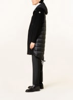 MONCLER Daunenjacke im Materialmix, Farbe: SCHWARZ (Bild 1)