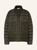 MONCLER Daunenjacke im Materialmix, Farbe: KHAKI (Bild 1)