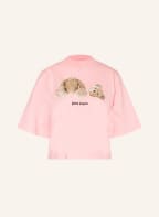 Palm Angels Cropped-Shirt, Farbe: ROSA/ BRAUN (Bild 1)