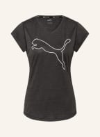 PUMA T-shirt FAVOURITE, Color: BLACK/ GRAY (Image 1)