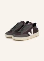 VEJA Sneakers V-12 B-MESH, Color: DARK BROWN/ BROWN/ WHITE (Image 1)