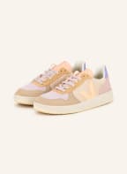 VEJA Sneaker V-10, Farbe: BEIGE/ CREME/ HELLLILA (Bild 1)