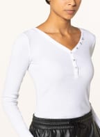 GUESS Henley shirt , Color: WHITE (Image 1)