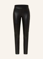 SPORTALM Leggings in Lederoptik, Farbe: SCHWARZ (Bild 1)
