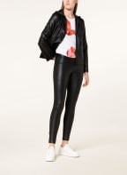 SPORTALM Leggings in Lederoptik, Farbe: SCHWARZ (Bild 1)