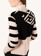 SPORTALM Rollkragenpullover, Farbe: CREME/ SCHWARZ (Bild 1)