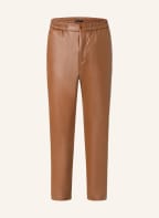 DRYKORN Hose MARO Extra Slim Fit in Lederoptik, Farbe: BRAUN (Bild 1)