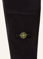 STONE ISLAND JUNIOR Cargohose Skinny Fit, Farbe: SCHWARZ (Bild 1)