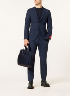 HACKETT LONDON Laptop bag, Color: BLUE/ DARK BROWN (Image 1)