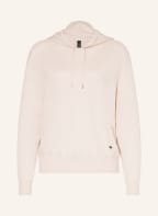 MARC CAIN Knit hoodie, Color: CREAM (Image 1)
