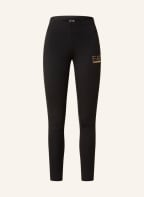 EA7 EMPORIO ARMANI 7/8-Leggings mit Schmucksteinen, Farbe: SCHWARZ (Bild 1)