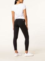 EA7 EMPORIO ARMANI 7/8-Leggings mit Schmucksteinen, Farbe: SCHWARZ (Bild 1)