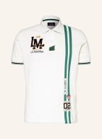 LA MARTINA Piqué polo shirt, Color: WHITE/ DARK GREEN (Image 1)