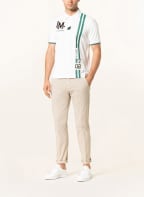 LA MARTINA Piqué polo shirt, Color: WHITE/ DARK GREEN (Image 1)
