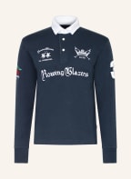 LA MARTINA Knit polo shirt comfort fit, Color: DARK BLUE/ WHITE (Image 1)