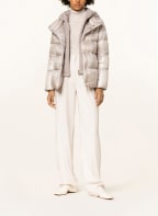 HERNO Daunenjacke mit abnehmbarer Kapuze aus Kunstpelz , Farbe: CREME (Bild 1)
