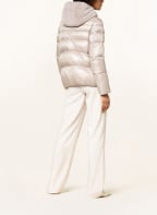 HERNO Daunenjacke mit abnehmbarer Kapuze aus Kunstpelz , Farbe: CREME (Bild 1)