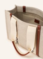 Chloé Shopper WOODY , Farbe: WHITE - BROWN (Bild 1)