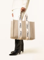 Chloé Shopper WOODY , Farbe: BEIGE/ CREME (Bild 1)