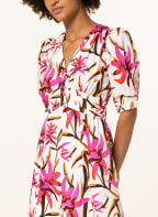 DIANE VON FURSTENBERG Kleid MELISSA , Farbe: ECRU/ PINK/ DUNKELBRAUN (Bild 1)