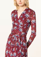 DIANE VON FURSTENBERG Wickelkleid BRENDA, Farbe: DUNKELROT/ DUNKELBLAU/ GELB (Bild 1)