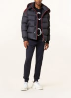 MONCLER Down jacket AMARANTE with removable hood, Color: DARK BLUE (Image 1)
