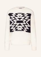 MONCLER Sweater with mohair, Color: WHITE/ BLACK (Image 1)