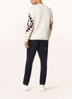 MONCLER Sweater, Color: ECRU/ DARK BLUE/ DARK RED (Image 1)