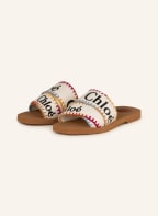 Chloé Pantoletten WOODY, Farbe: 1ZA MULTI WHITE (Bild 1)