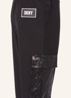 DKNY Sweatpants mit Pailletten , Farbe: SCHWARZ (Bild 1)