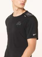Nike Laufshirt DRI-FIT RUN DIVISION RISE 365, Farbe: SCHWARZ/ DUNKELGRAU (Bild 1)