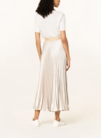 WEEKEND MaxMara Plisseerock GAVINO, Farbe: CREME (Bild 1)