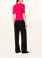 MaxMara STUDIO Kurzarm-Pullover FANTINO mit Seide, Farbe: PINK (Bild 1)